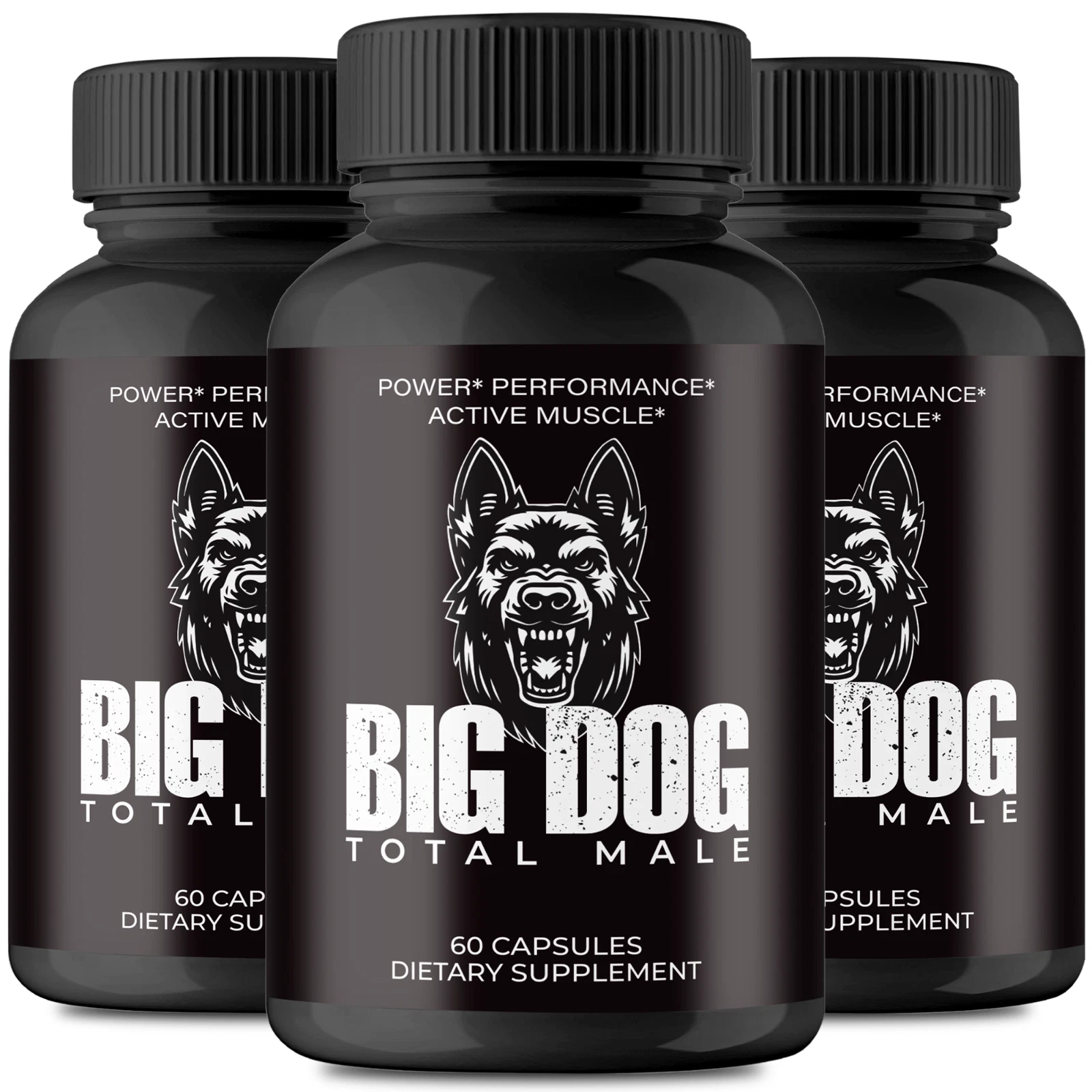 (3 Pack) Big Dog Men Capsules, Advanced BigDog for Men Vitality & Energy Pills