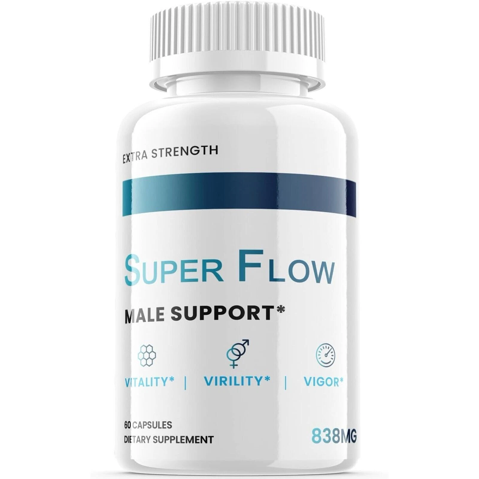 Super Flow Male Pills - Super Flow Male Support Supplement ORIGINAL - 1 Pack