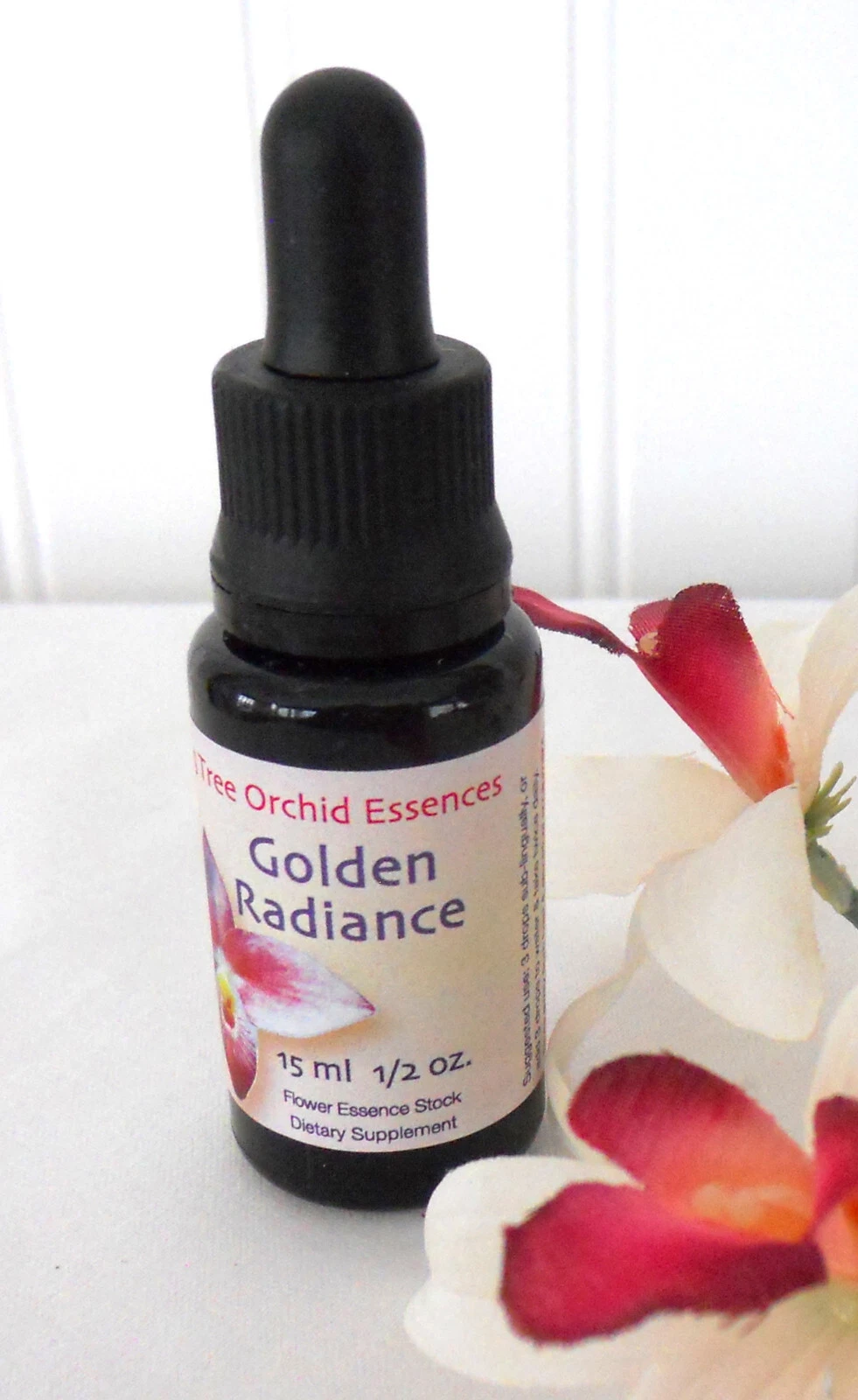 Living Tree Orchid Essences GOLDEN RADIANCE 15 ml 1/2 oz Acts on Chakras