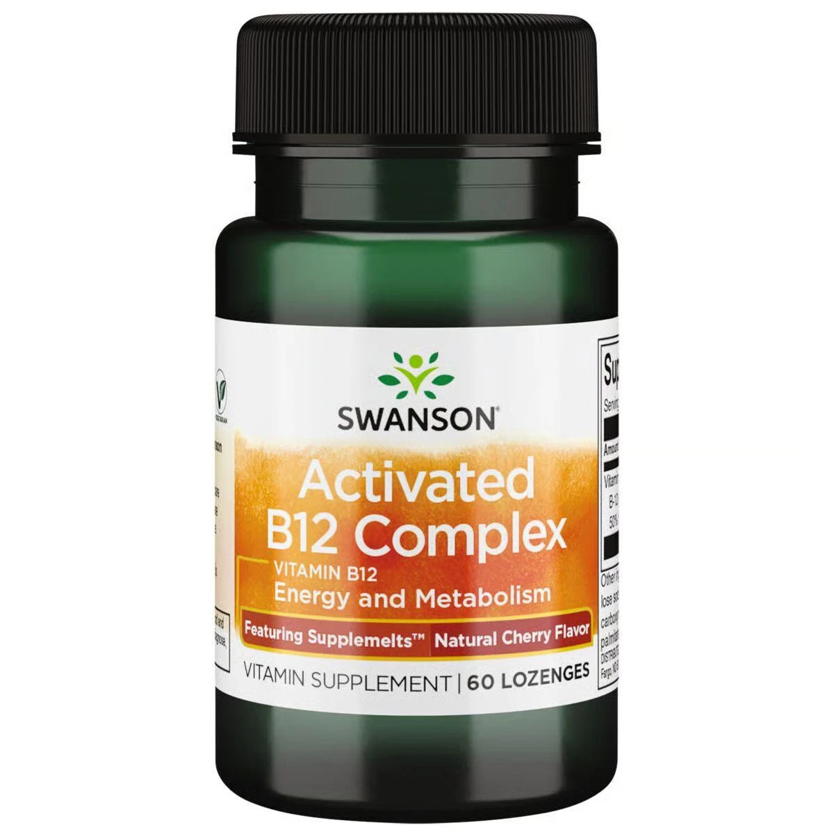 Swanson Supplemelts Activated B-12 2,000 Mcg 60 Lozenges