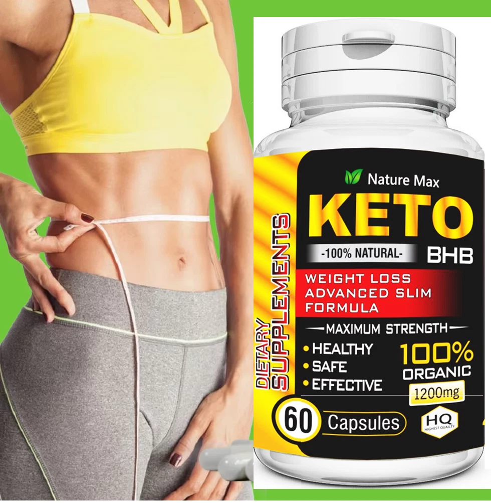 PURE KETO + BHB Weight Loss Slim Pills Fat -1200mg-Supplements CAPS