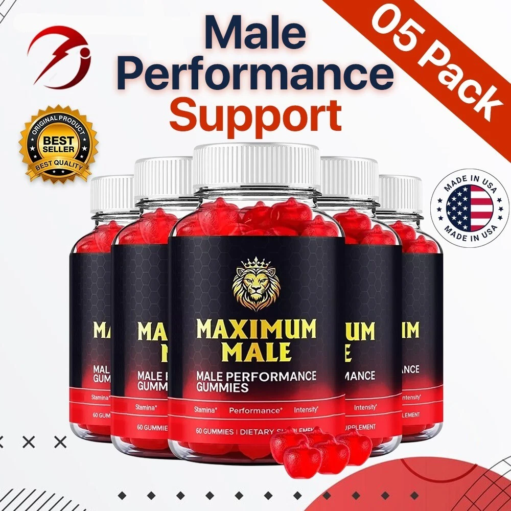 (5 Pack) Maximum Male Gummies for Men – MaximumMale Male Gummies All-Natural
