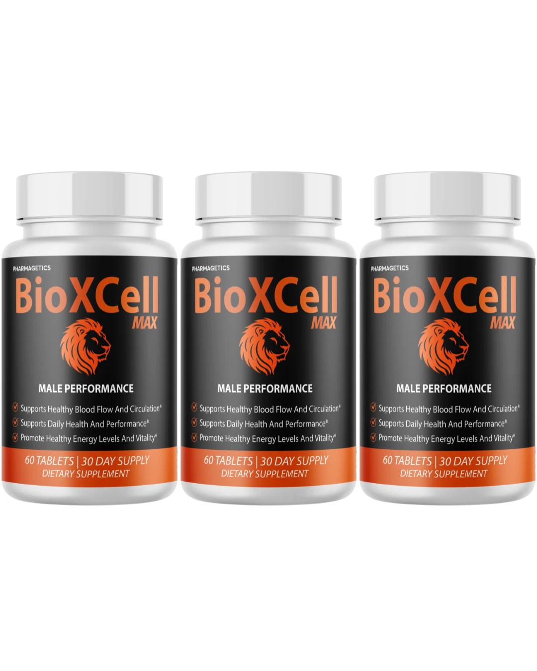 BioXCell Max Performance Supplement, BioXCells Tablets- 3 Bottles
