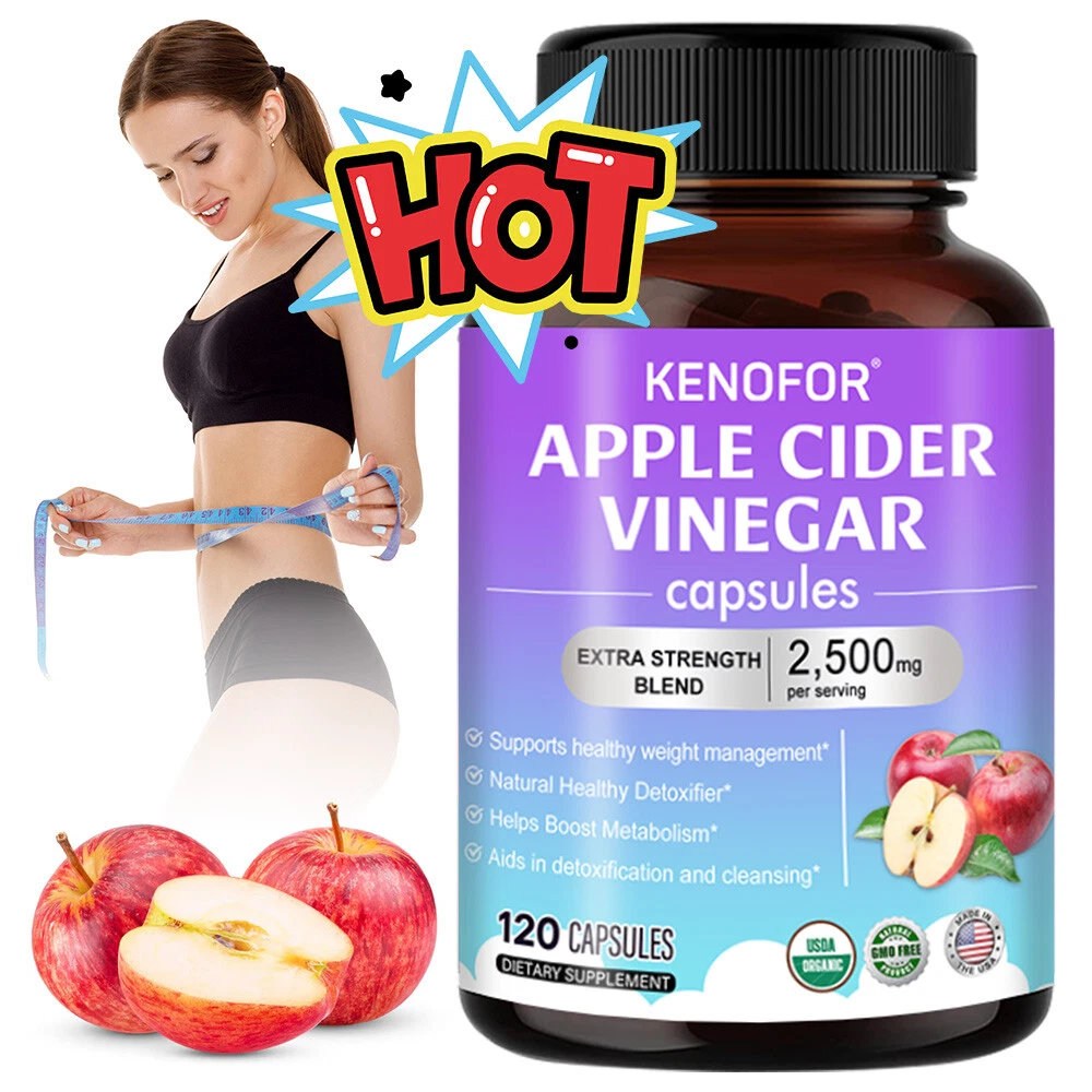 Apple Cider Vinegar Juice Capsules - Appetite Control - Natural Ingredients