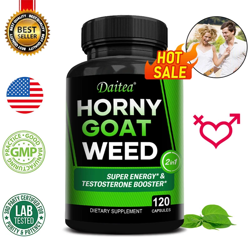 Horny Goat Weed Complex Male Enhancement and Natural Testosterone Booster