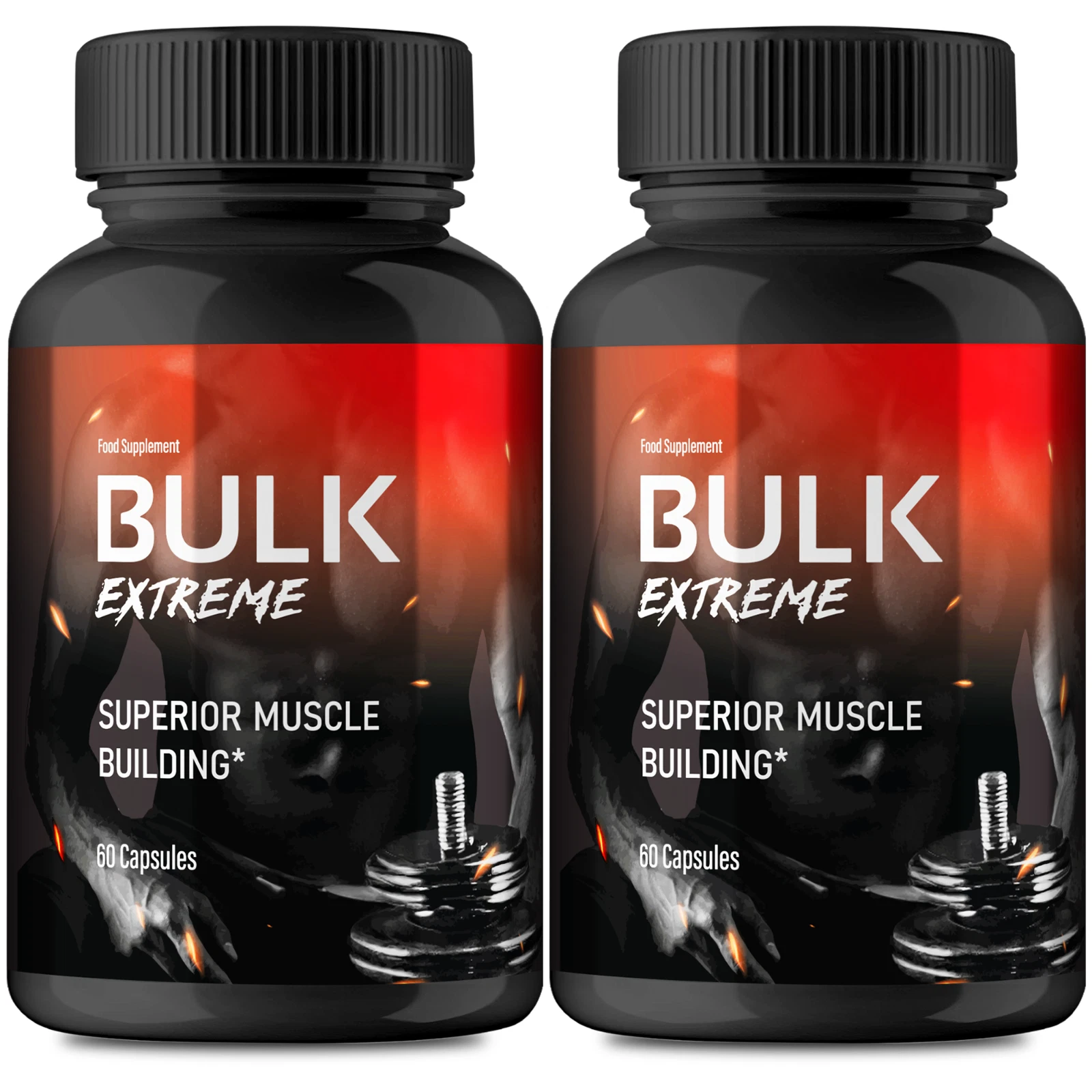 (2 Pack) Bulk Extreme Pills, Bulk Extreme Men Dietary Supplement (120 Capsules)