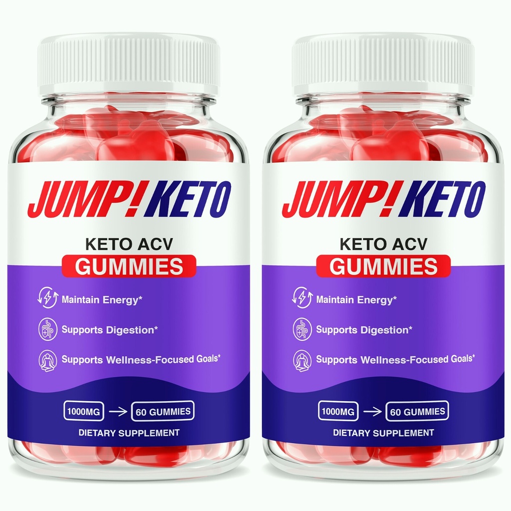 (2 Pack) Jump Keto Gummies - Advanced Keto ACV Formula for Weight Loss Support