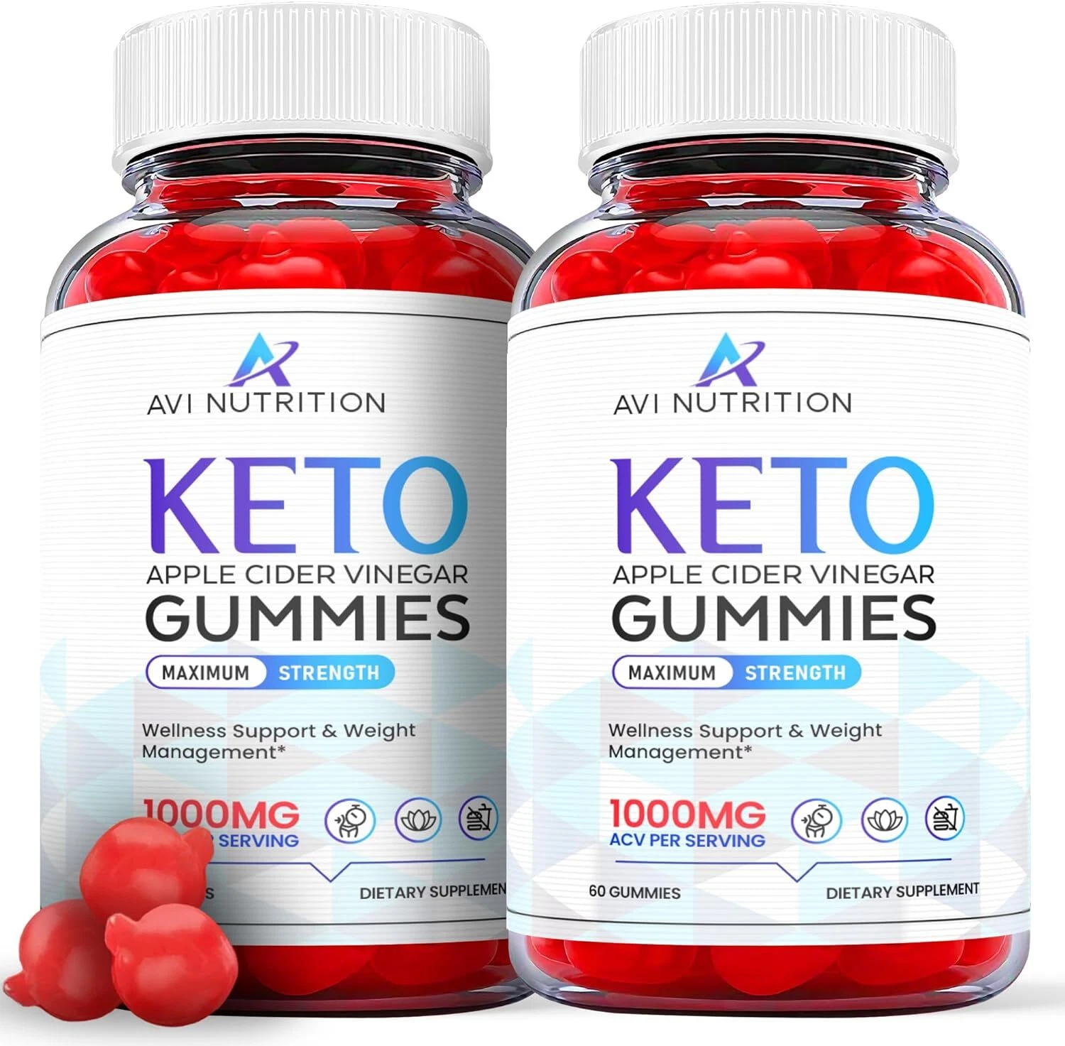 AVI Nutrition Keto Gummies - AVI Nutrition ACV Gummys Weight Loss ORIGINAL-2Pack