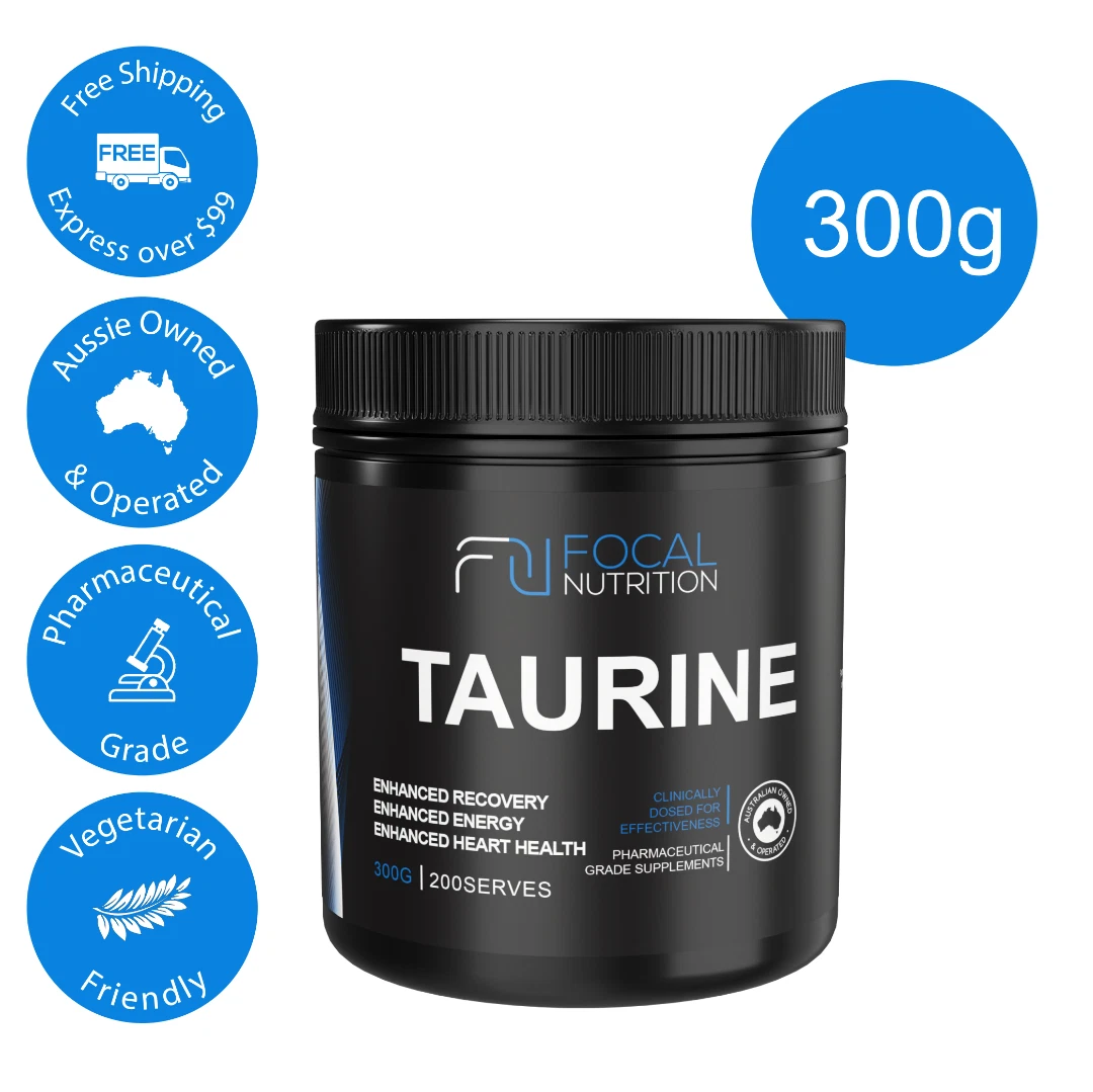 Taurine Powder 300g, Unflavoured, Pharma Grade, Trusted Premium Quality Product