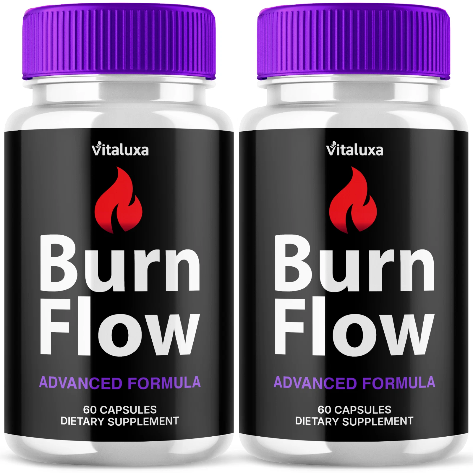 (2 Pack) BurnFlow Keto Capsules, Burn Flow Pills Advanced Formula (120 Capsules)