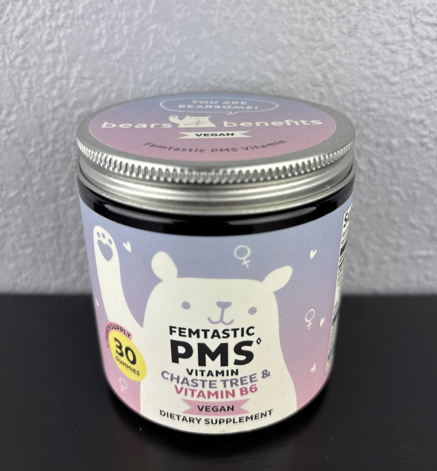 Bears With Benefits Femtastic PMS Support Relief Gummies - 30 Gummies