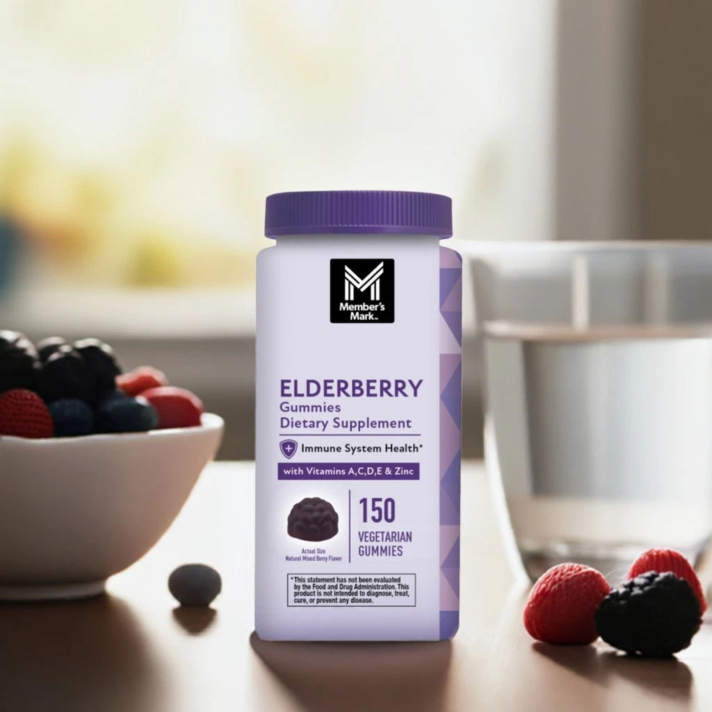 Member's Mark Elderberry Immune Health Gummies – 150 Count