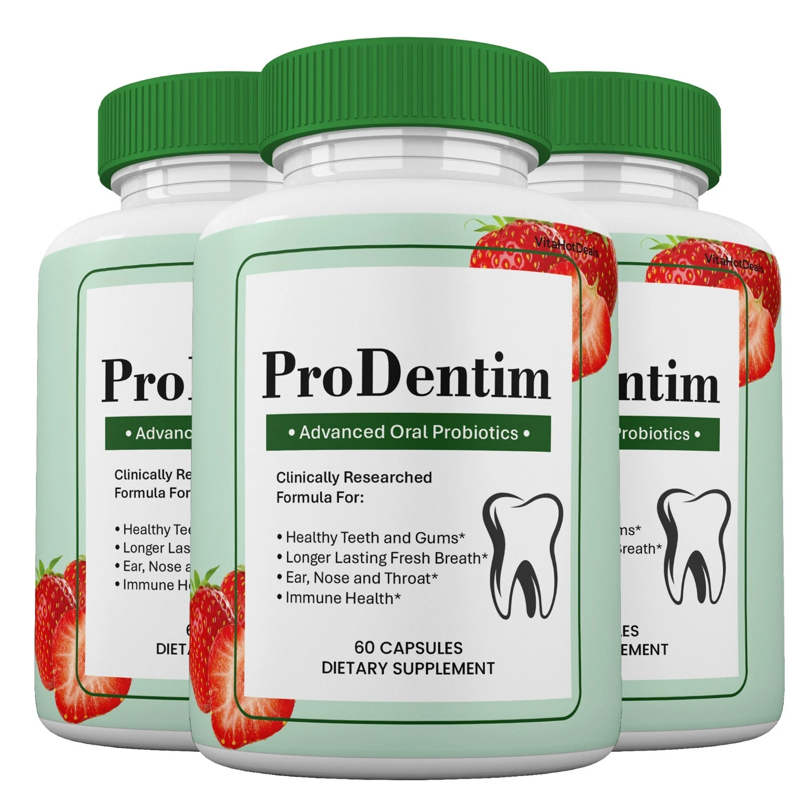 ProDentim Capsules, Prodentim Supplement for Teeth And Gums Health (3 pack)