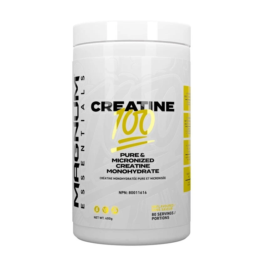 Magnum Nutraceuticals Creatine Powder 100 80 Serving Monohydrate Fresh 4/27EXP