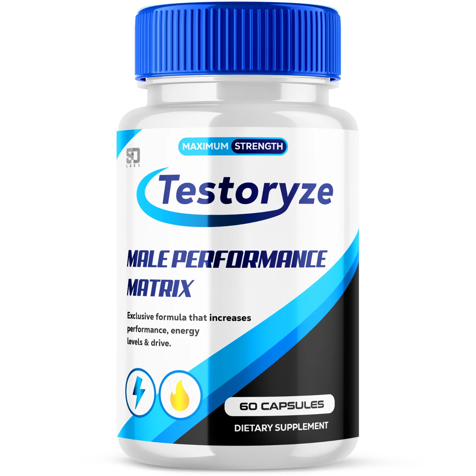 (1 Pack) Testoryze Male Pills, Maximize Energy, Vitality & Stamina 60 Capsules