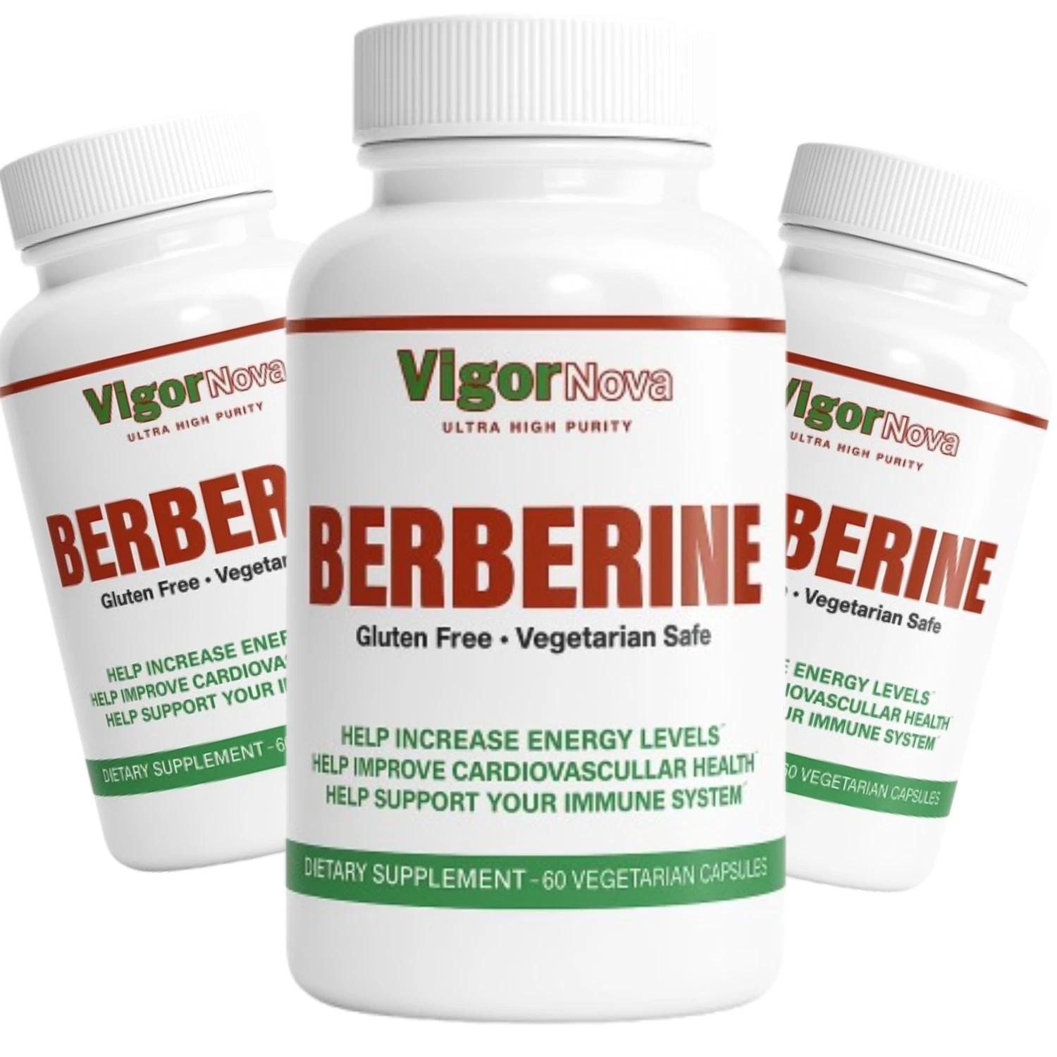 Berberine 600mg Natural Blood Sugar & Metabolism Support (3 Pack) Made In USA