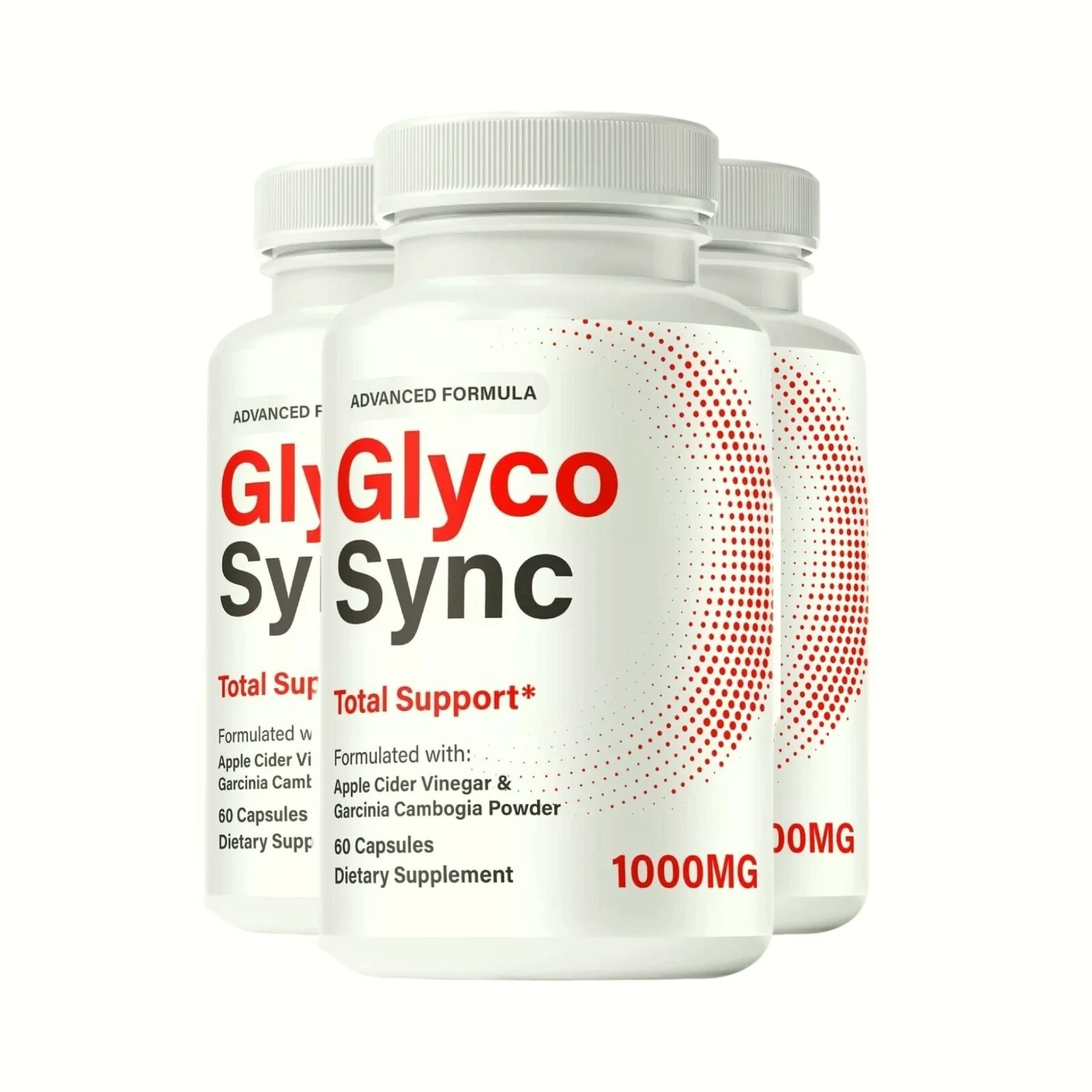 3-Pack Glyco Sync Capsules – GlycoSync Sugar Optimizer Pills - 180 Capsules