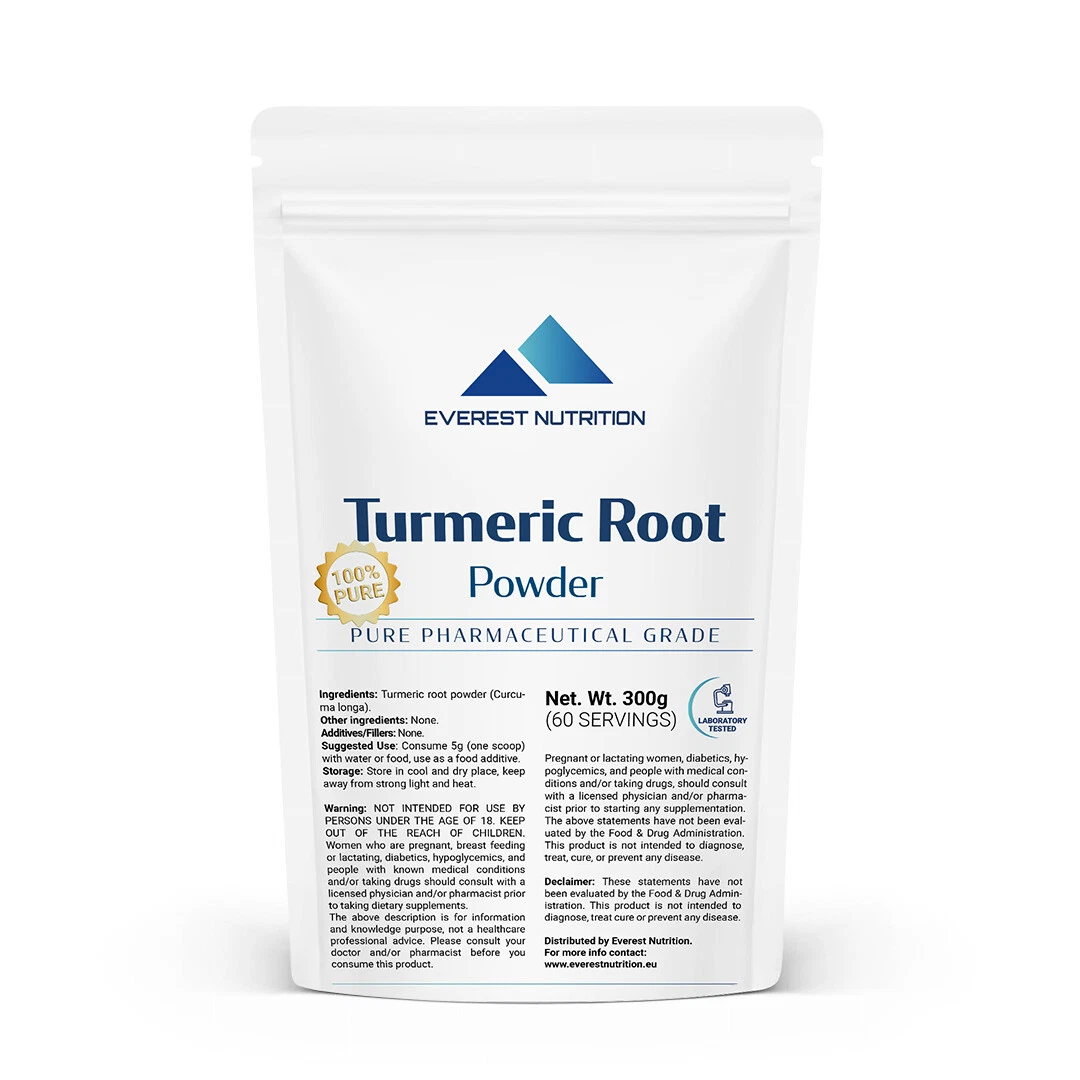 Turmeric Curcumin Organic Root Powder – Antioxidant, Joint & Immune Support