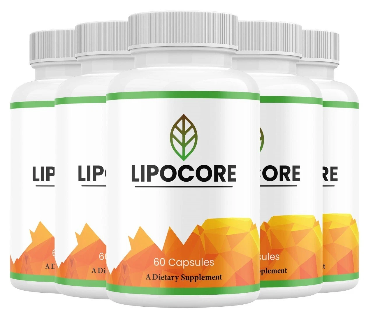 (5 Pack) Lipocore Advanced Capsules, Lipo Core Max Support