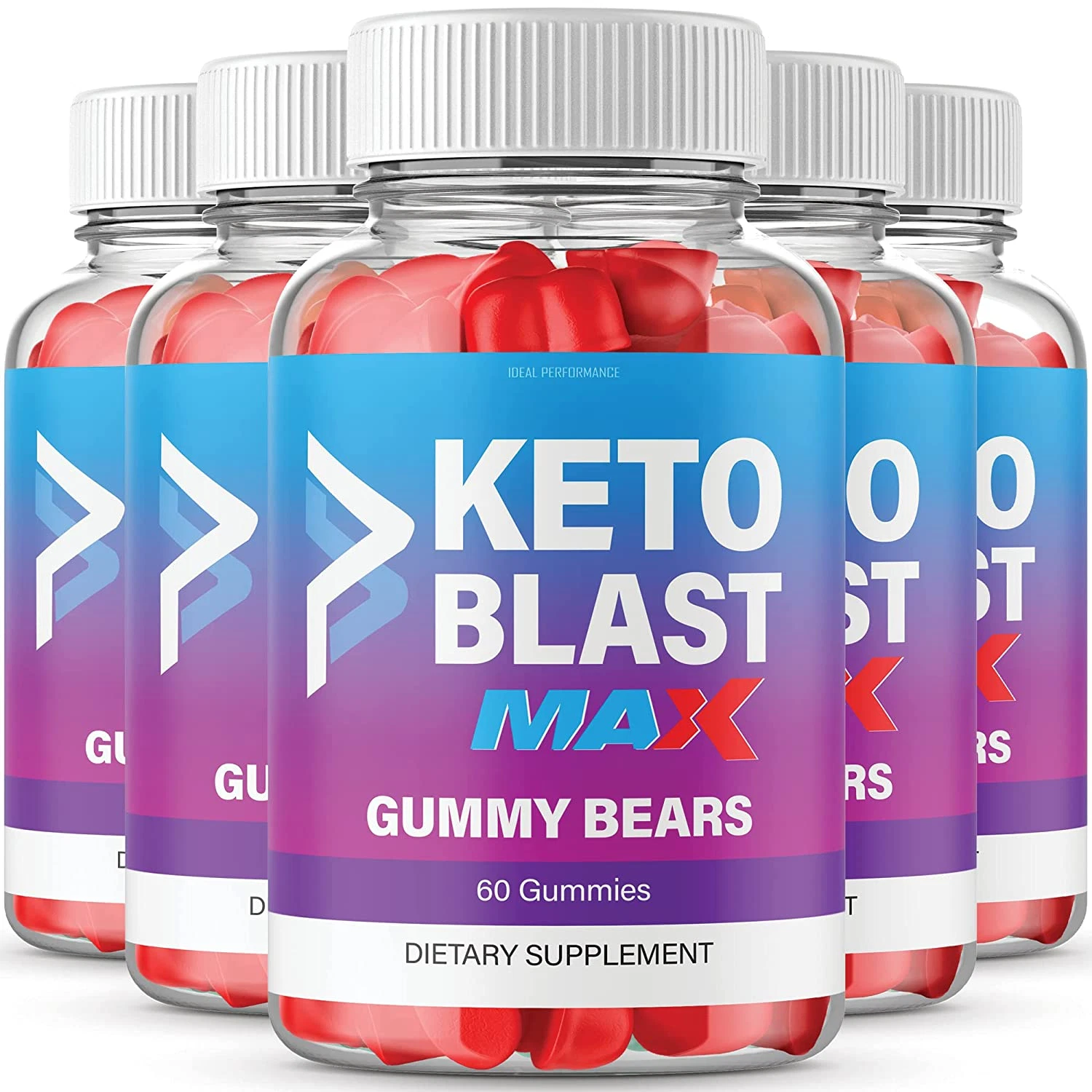 (5 Pack) Ketos Blast Gummies Ketos Blast Gummy Bears Ketos Blast Gummie Bears Ma