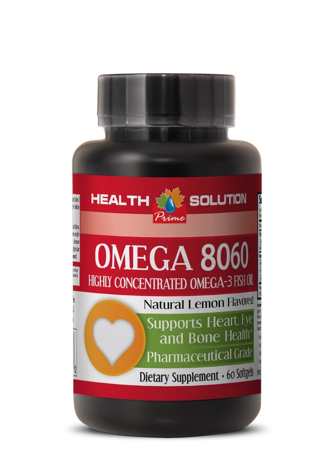 anti inflammatory liquid - OMEGA 8060 - omega 3 brain power - 1 Bottle 60softgel