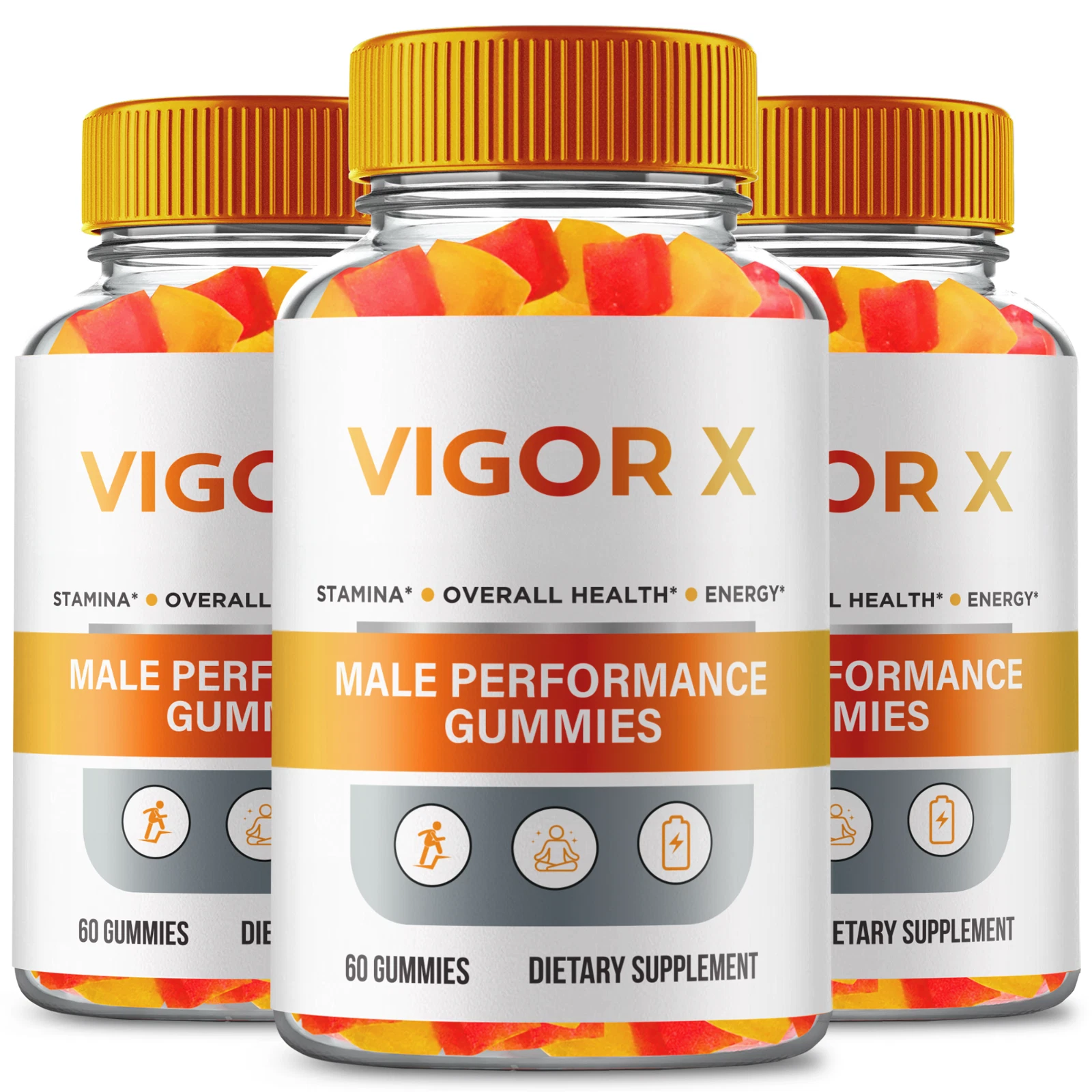 (3 Pack) Vigor X Gummies, VigorX for Health and Wellness Gummy