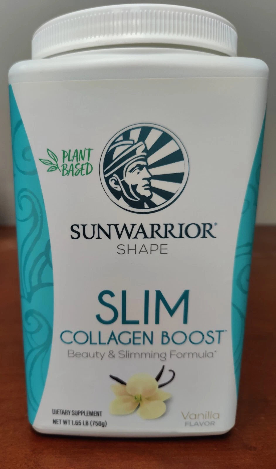 SunWarrior Slim Collagen Boost - Vanilla (1.65 Lbs. / 30 Servings) Joint Support