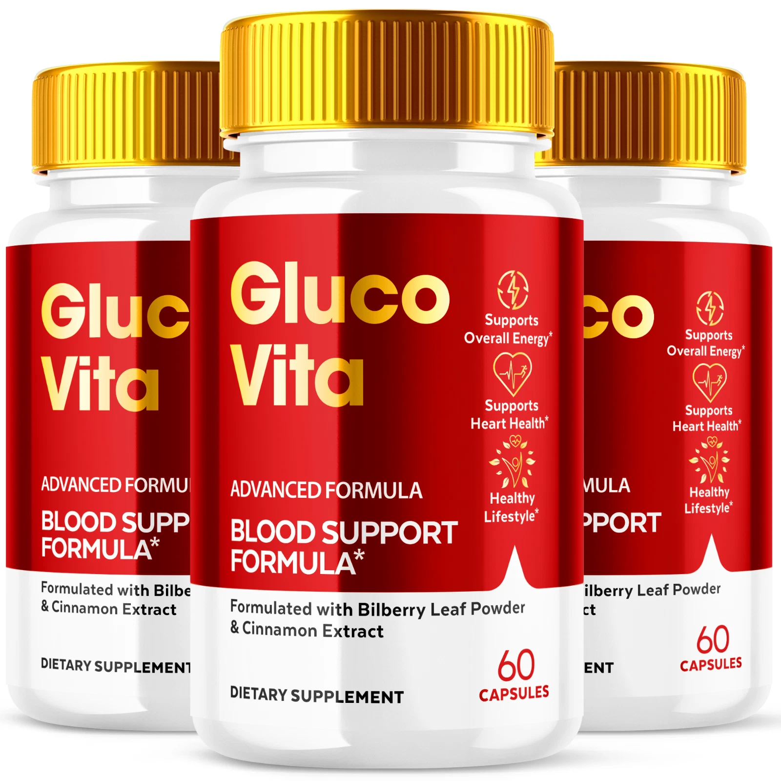 Gluco Vita Blood Balance Glycogen Support Advanced Glyco Optimizer, 180 Capsules
