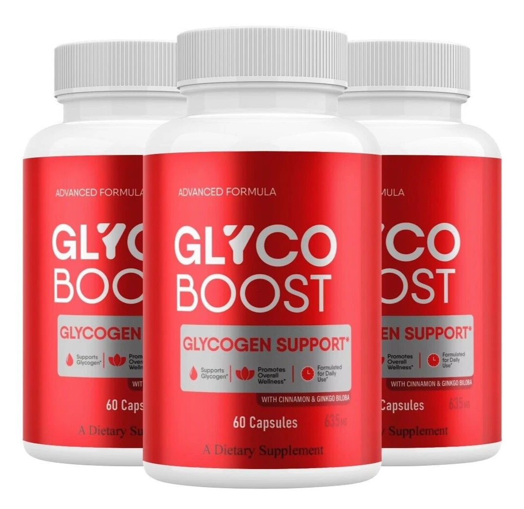 (3 csomag) Glyco Boost fejlett formula-kiegészítő GlycoBoost tabletták