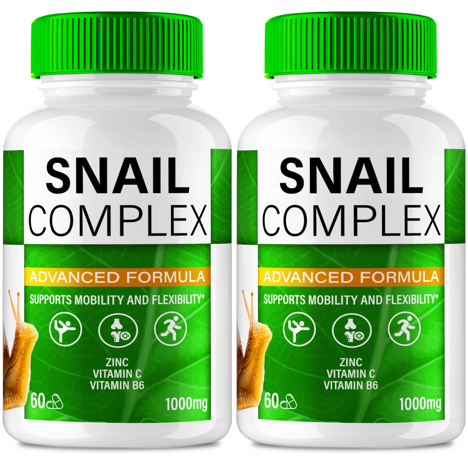 (2 Pack) Snail Complex Joint Health Support Pills, Advanced Formula for Mobility