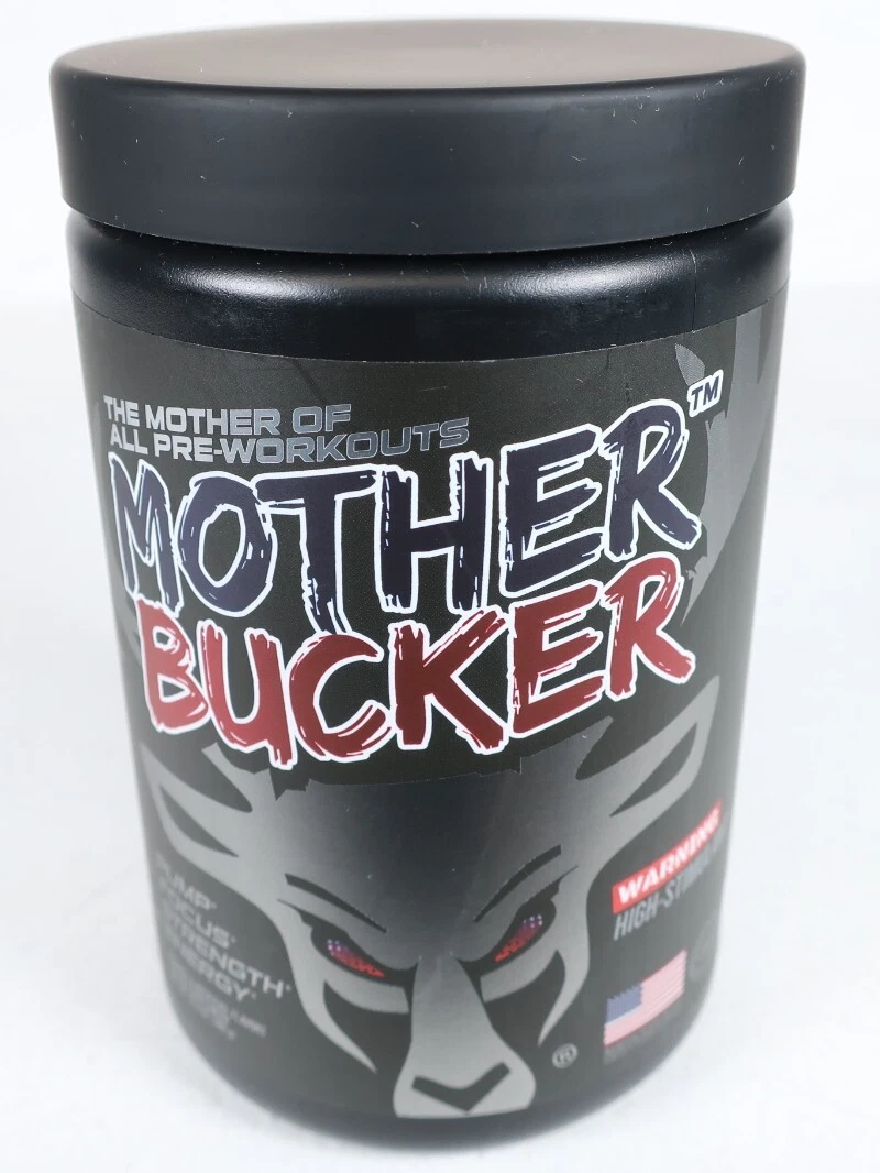 BUCKED UP MOTHER BUCKER PRE-WORKOUT Pump Focus Strength Energy Rocket Pop