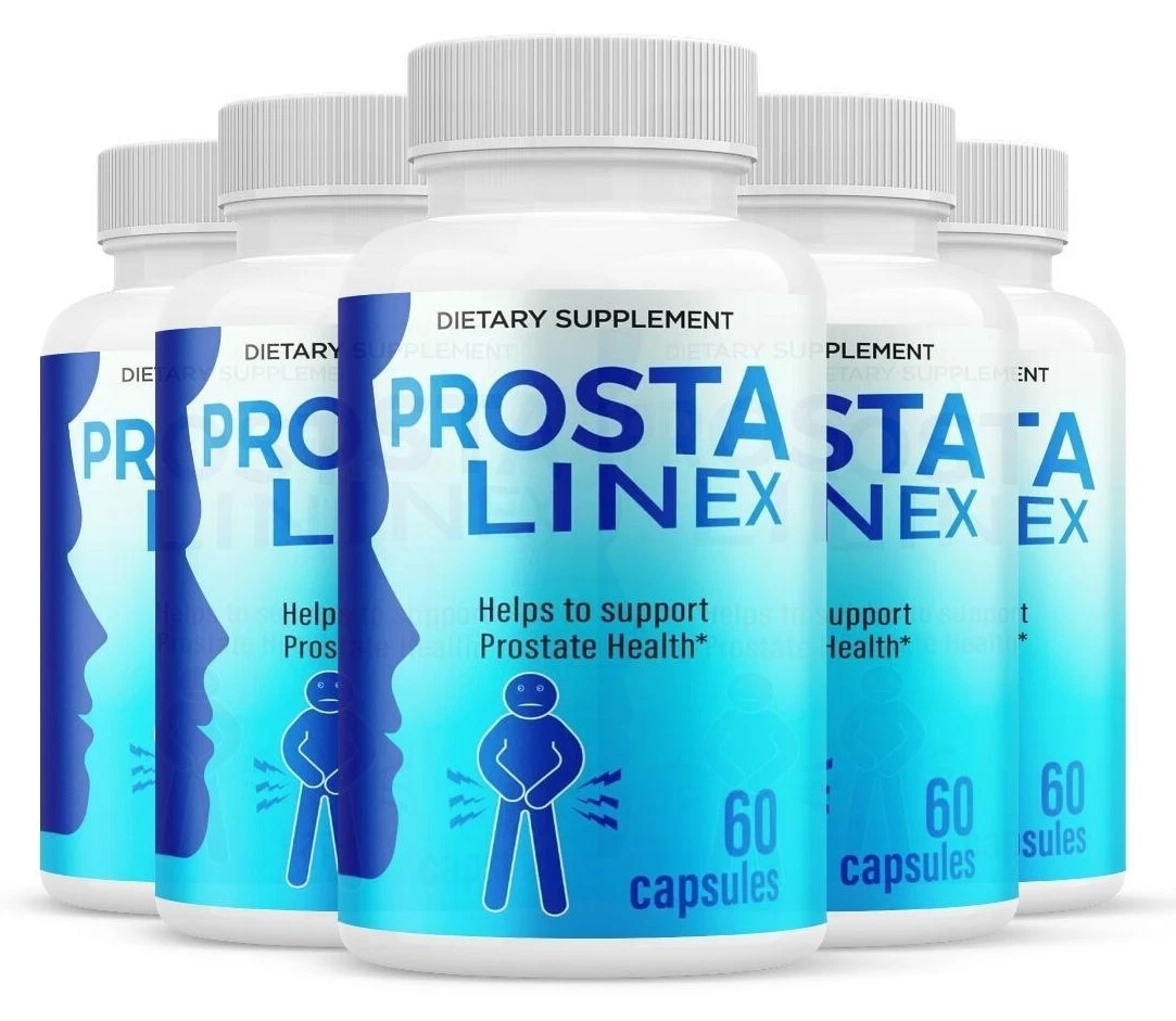 (5 Pack) Prostalinex Prostate Health Pills for Men, Aid Healthy Urinary Flow