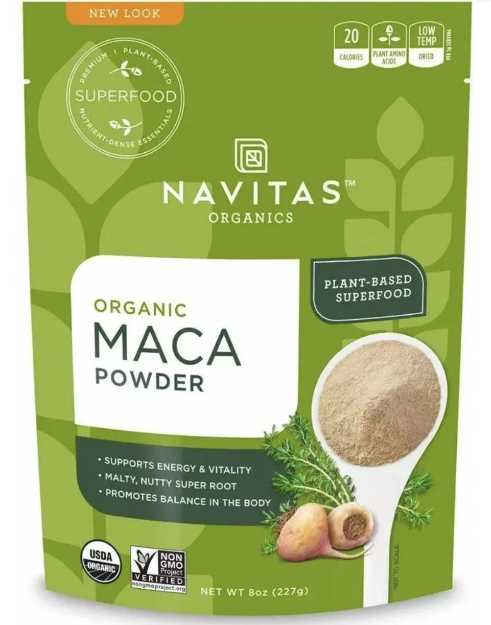 Navitas Organics Maca Powder Plant Based Superfood - 8 Oz - FREE SHIPPING