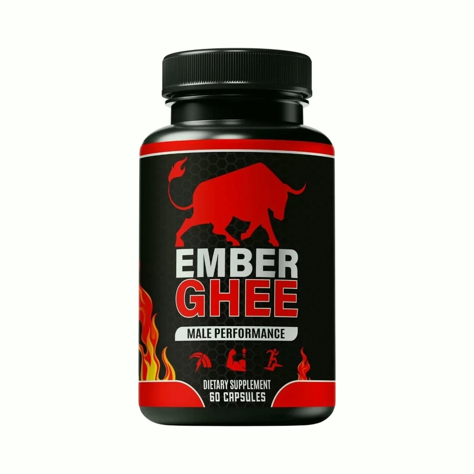 Ember Ghee Pills, EmberGhee Advanced Male Health Capsules - 60 Capsules