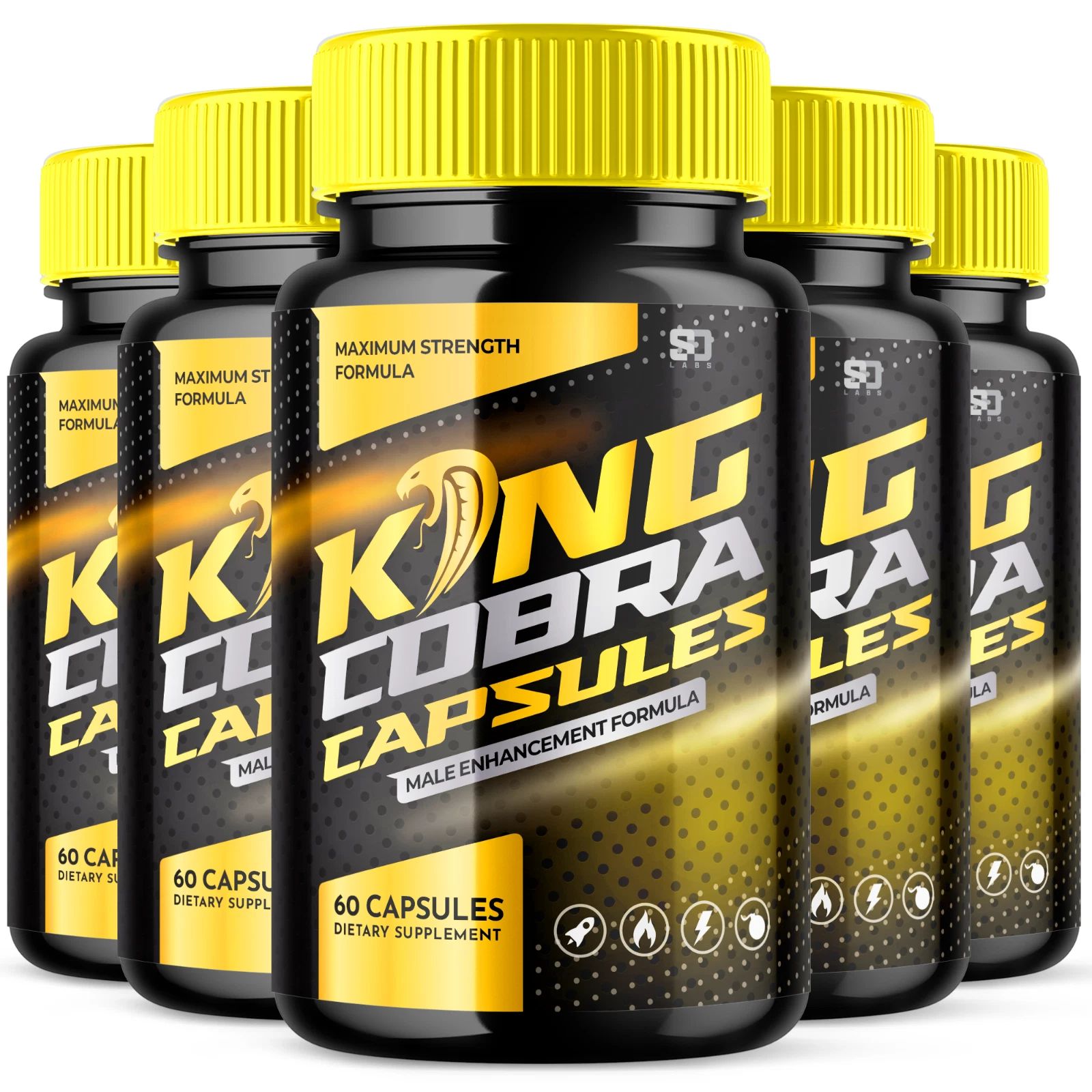 King Cobra - Support Men's Vitality and Daily Energy (5 Pack)