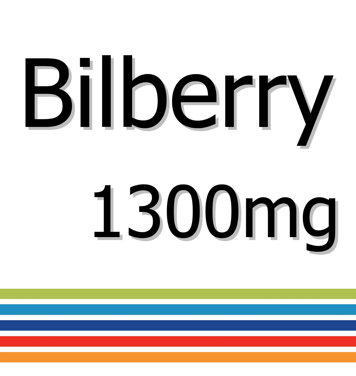 Bilberry 1300mg x 90 Tablets - Antioxidant Effect