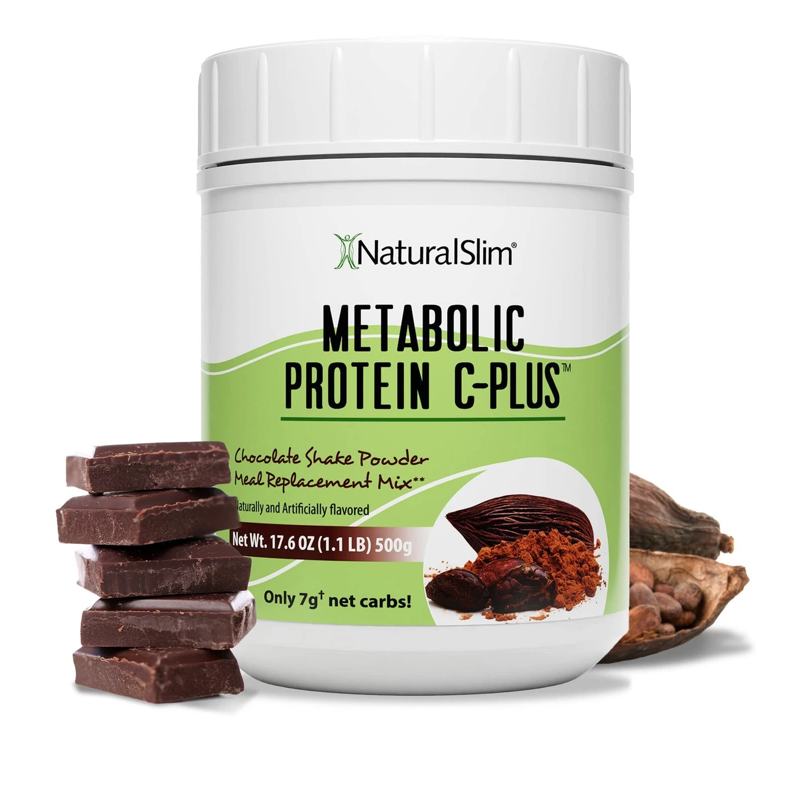 NaturalSlim Metabolic Protein Shake with Vitamin C - Whey Protein Powder Mix