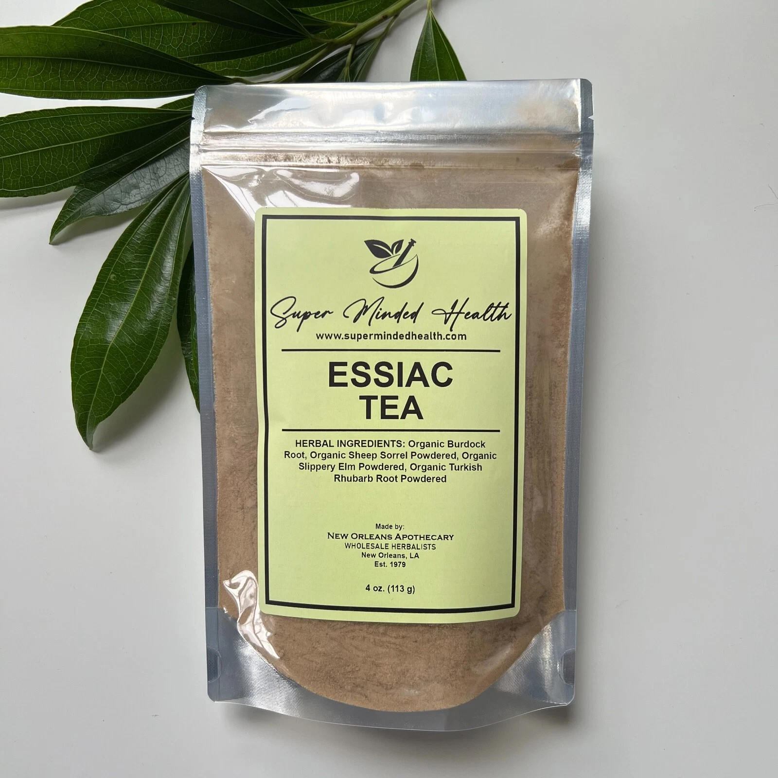 Organic Essiac Tea (32 Servings) Original Recipe from Nurse Caisse Herbal Tea