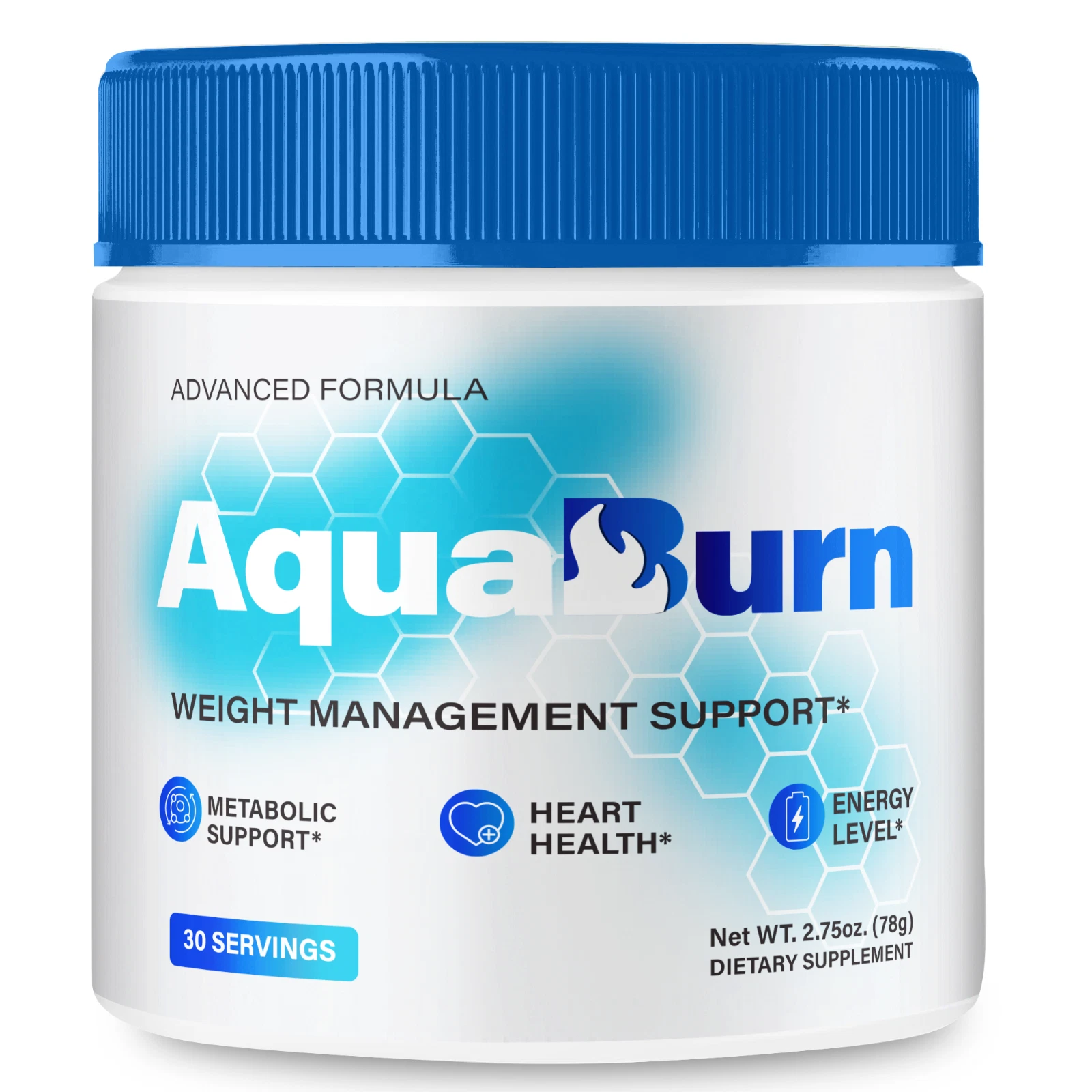 (1 Pack) AquaBurn Powder, Advanced Weight Loss Powder for Energy & Fat Burning