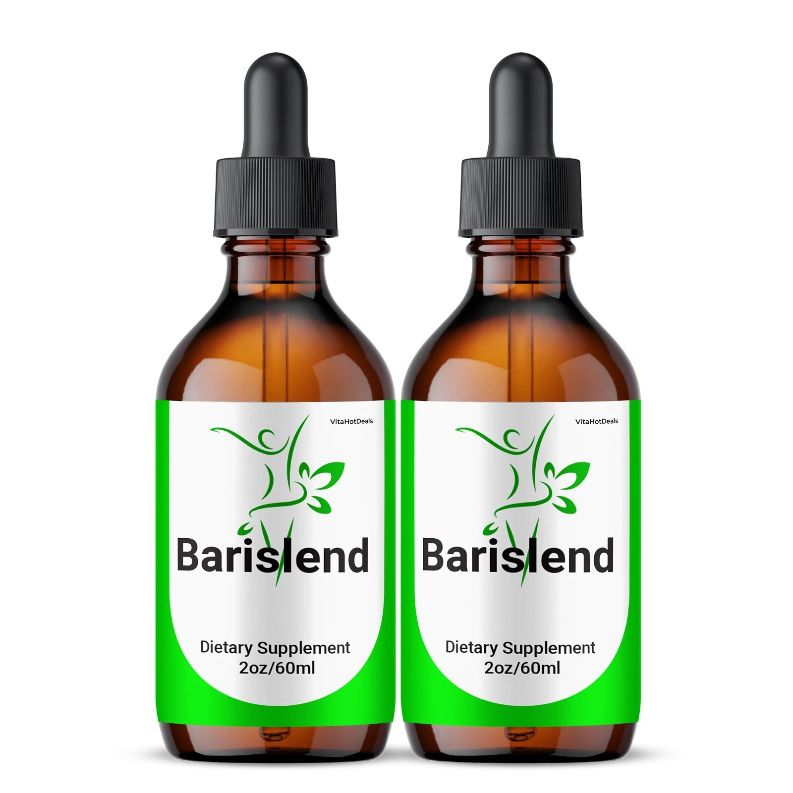 Barislend Drops Liquid Supplement, Max Strength, Barislend Supplement (2 pack)