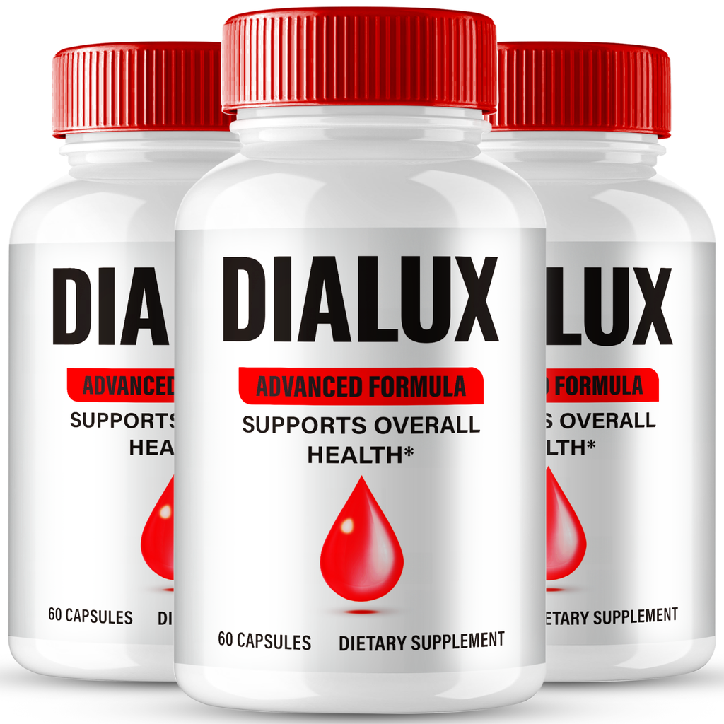 (3 Pack) Dialux Blood Capsules, Dialux Blood Formula Support Supplement Pills