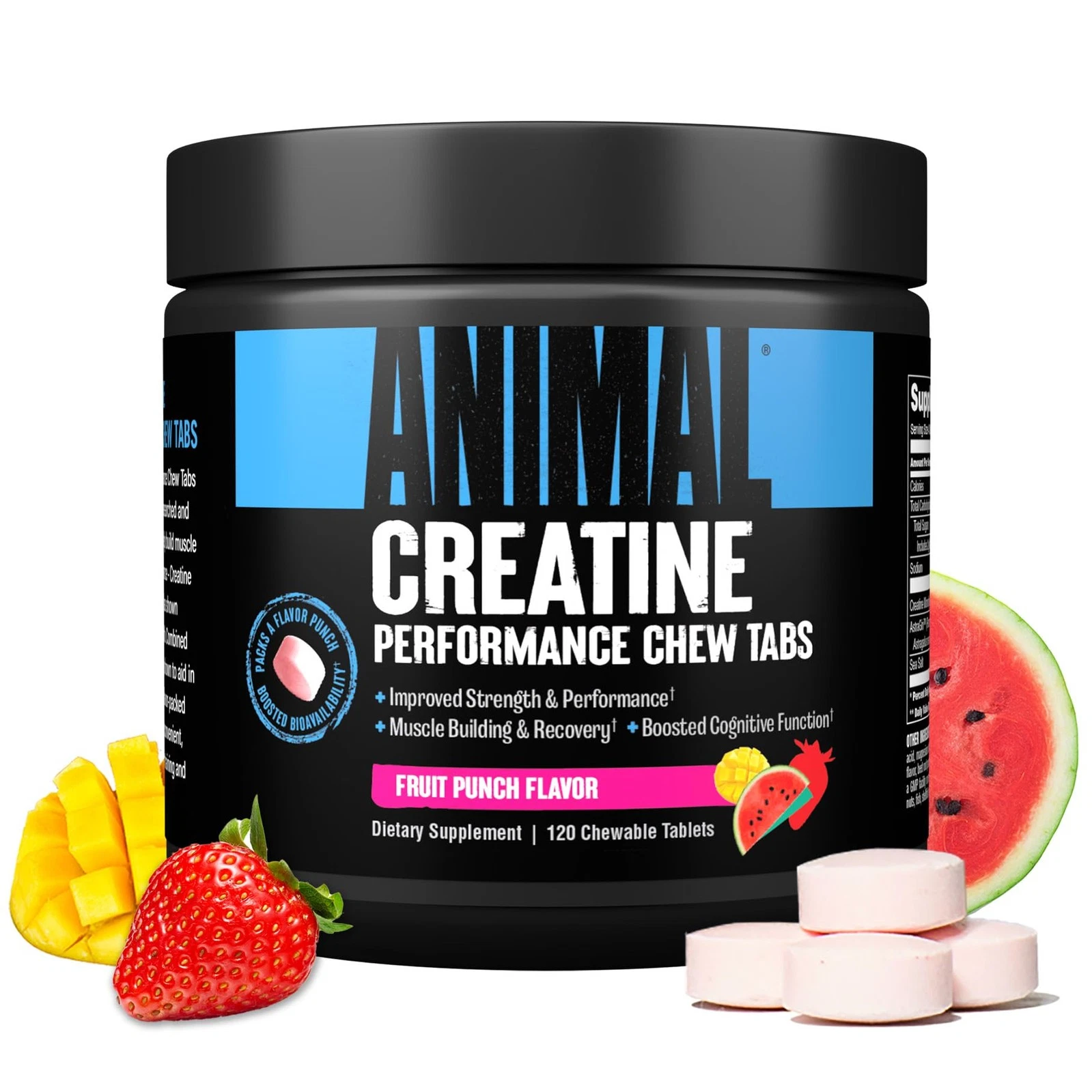 Creatine Chews Tablets - Enhanced Creatine Monohydrate with AstraGin to Impro...