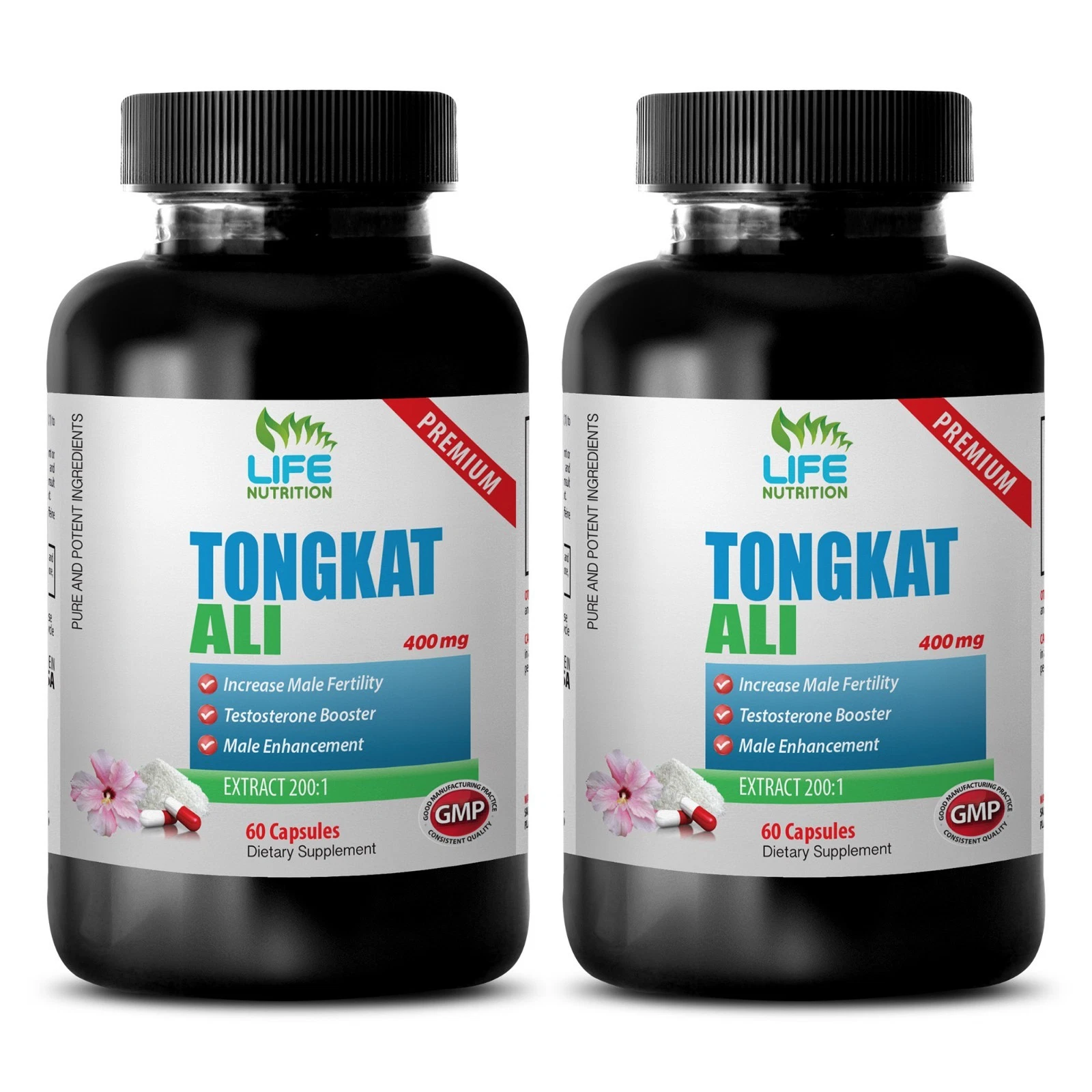 Male Sexual Stimulant Caps - Tongkat 200:1 400mg - Tongkat Libido 2B