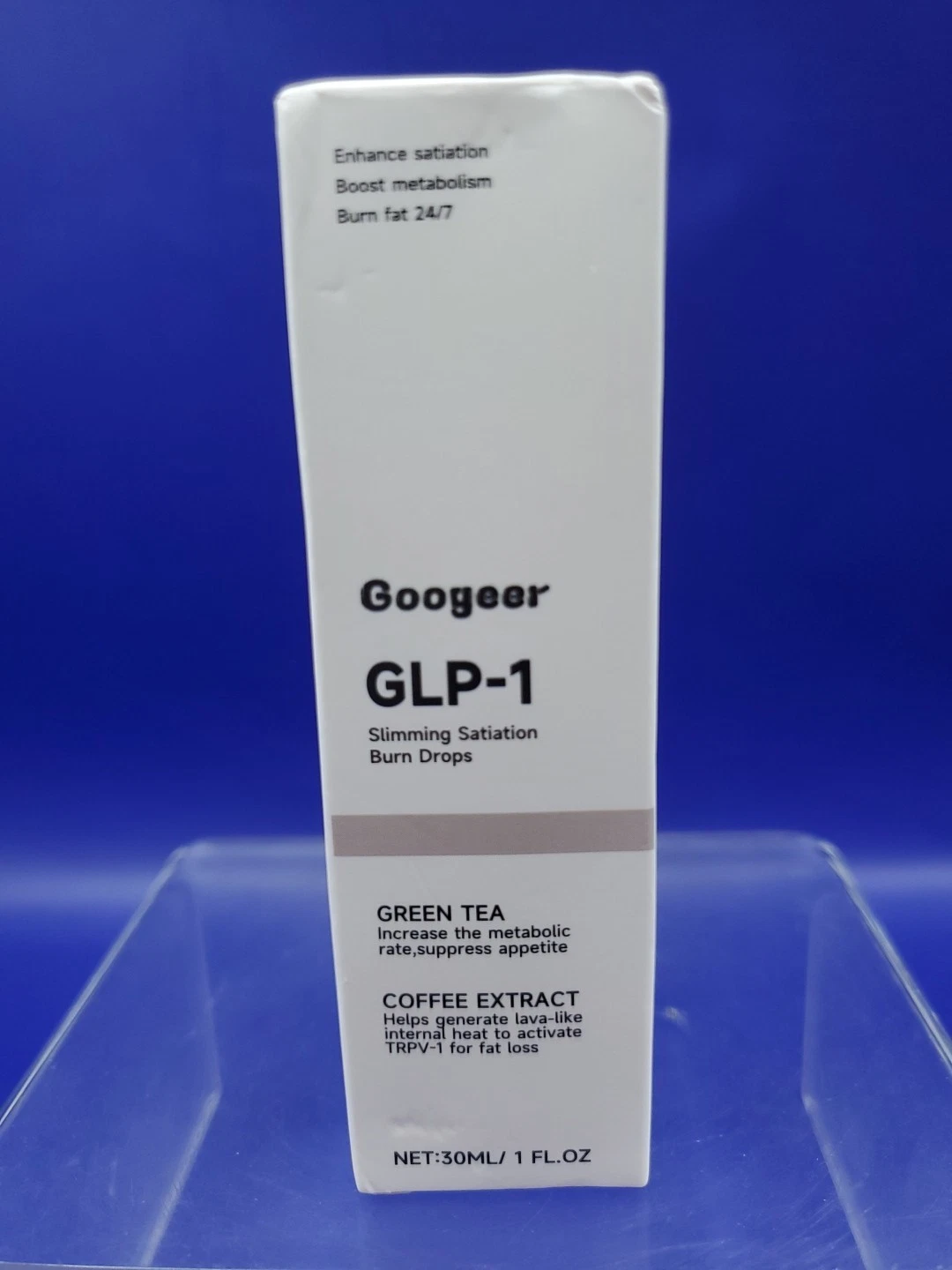 Googeer GLP-1 Weight Loss Slimming Satiation Fat Burning Drops 30ml/1 Oz