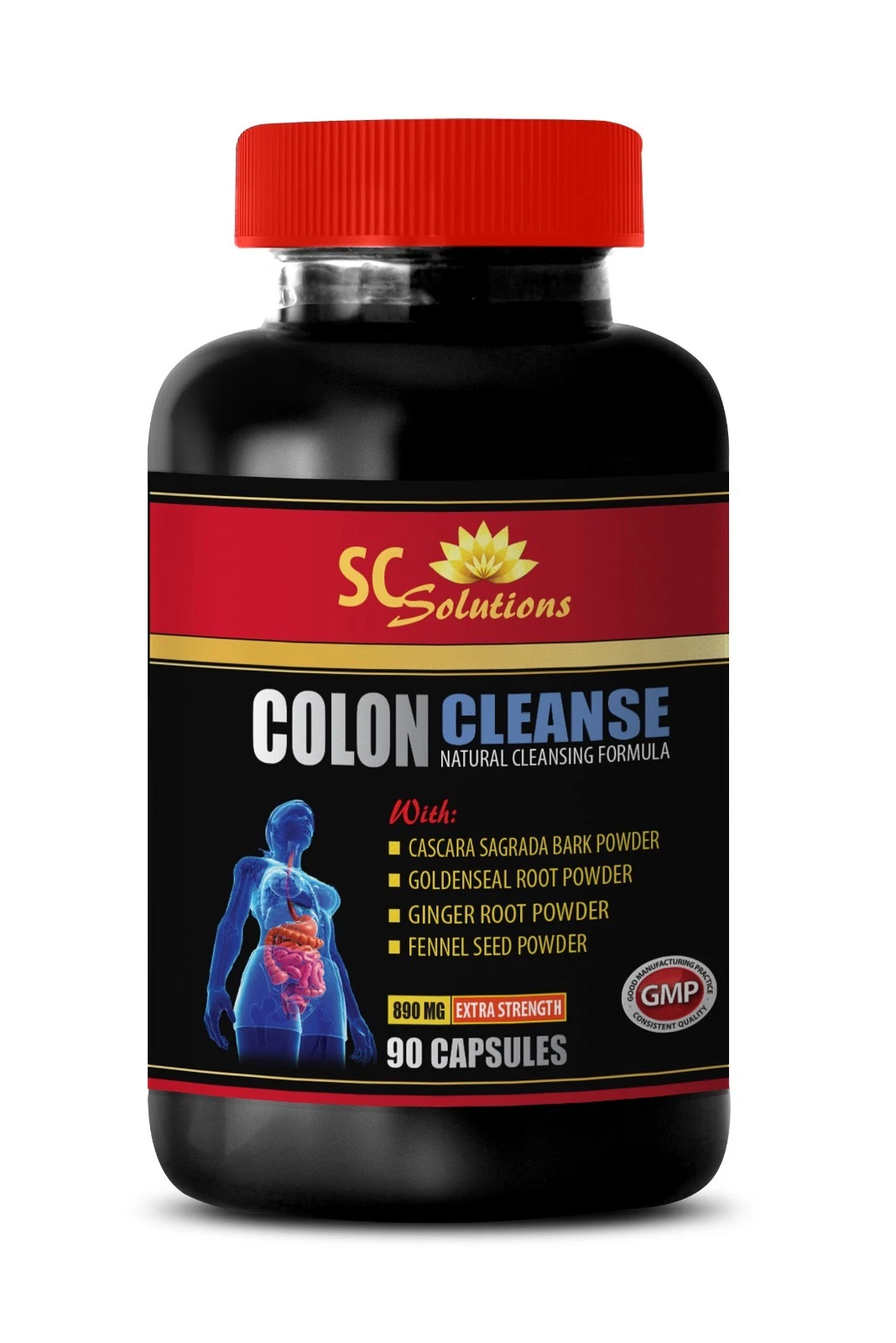 Waste Removal - COLON CLEANSE COMPLEX - Clean System 1 Bottle 60 Capsules