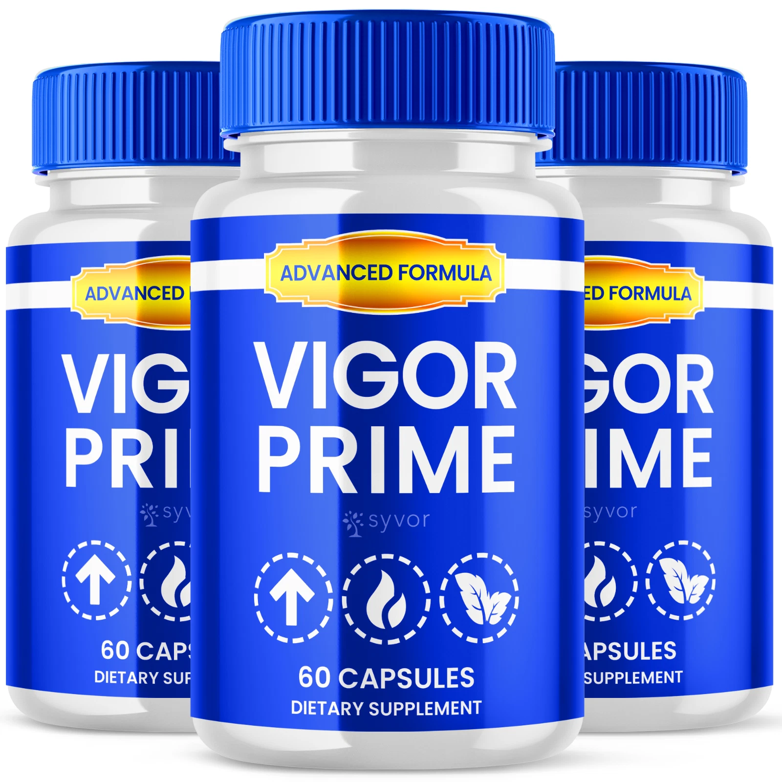 (3 Pack) Vigor Prime Pills, Maximize Energy, Vitality & Stamina 180 Capsules