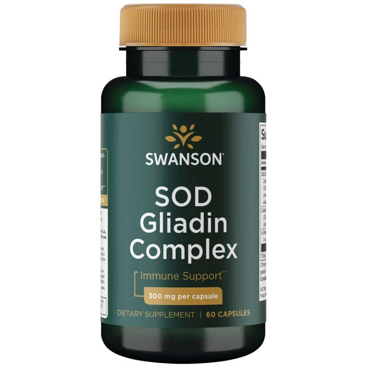 Swanson Sod Gliadin Complex 300 mg 60 Capsules