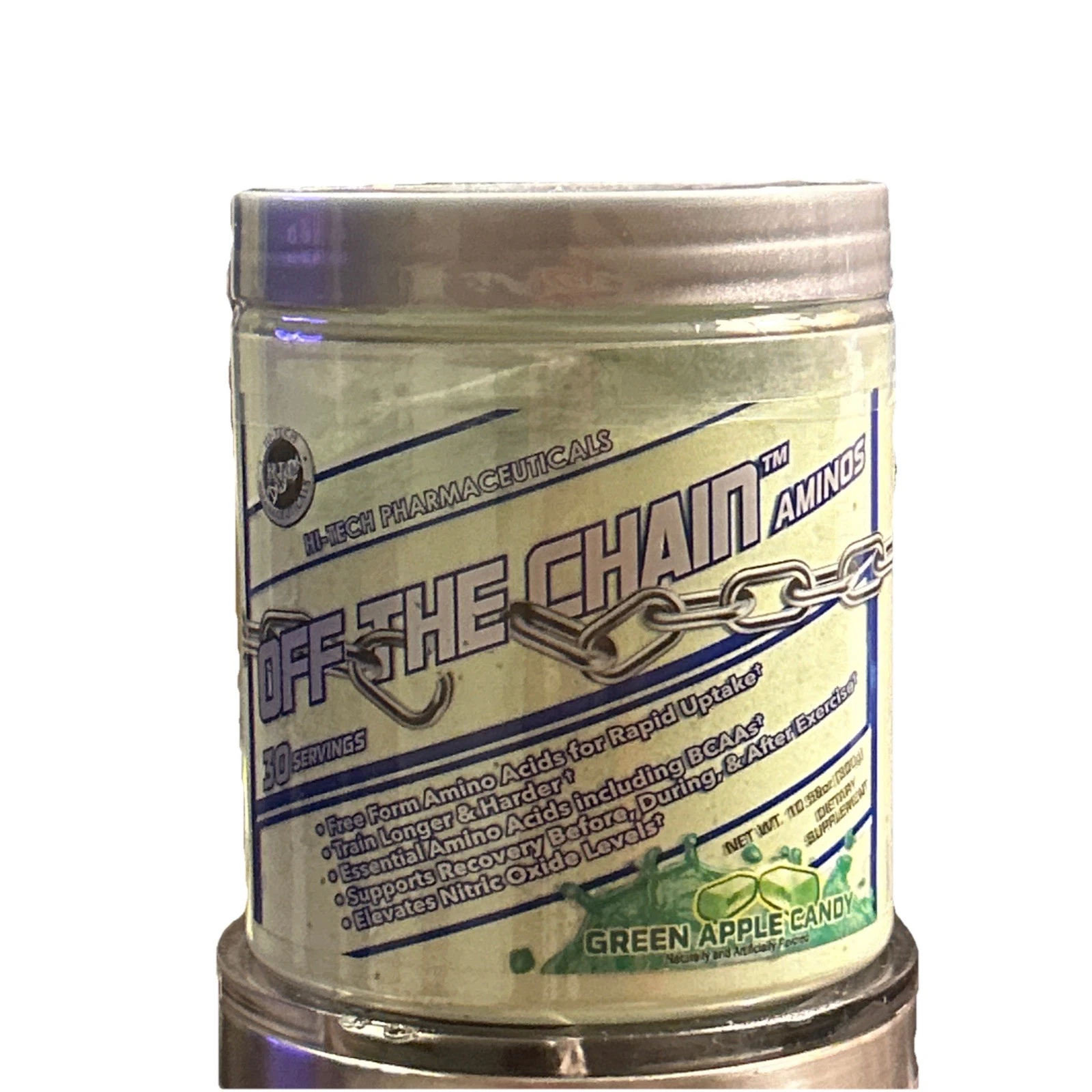 • Hi-Tech Pharmaceuticals Off The Chain Aminos - Green Apple candy (30 Servings)