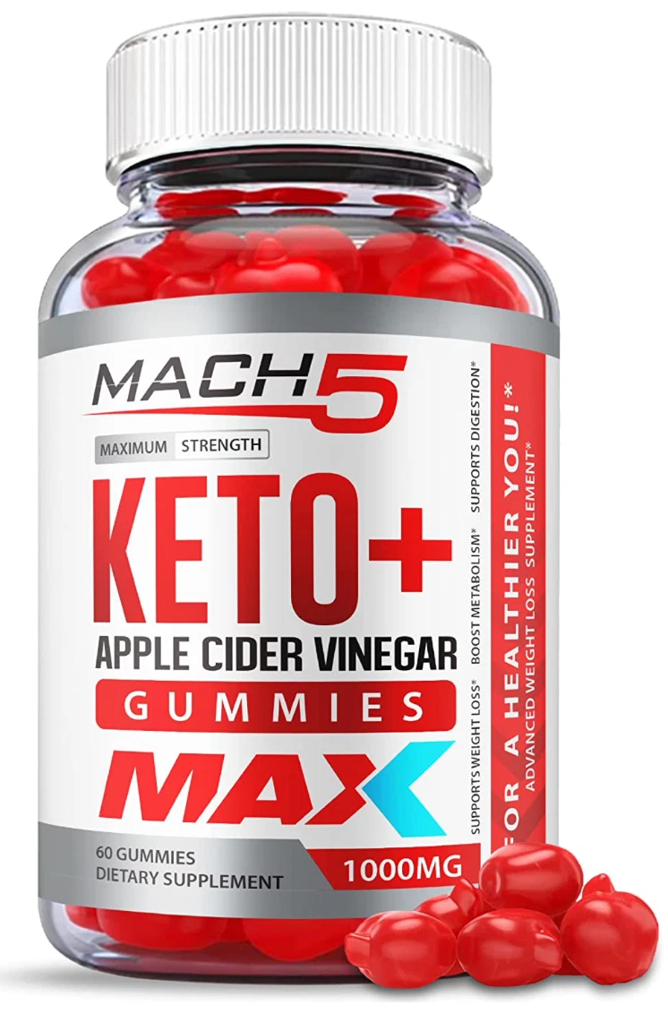 BRAND NEW** Mach 5 Keto MAX ACV Gummies Weight Loss Supplement (1 bottle)